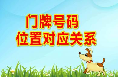 大班科學(xué)門(mén)牌號(hào)碼-感受序數(shù)-位置對(duì)應(yīng)關(guān)系PPT課件教案